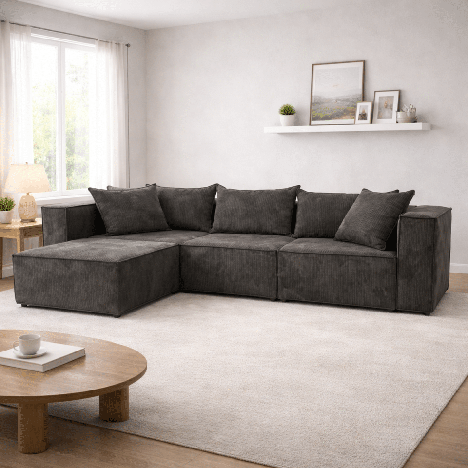 Kampinė sofa PUZZLE UNIVERSALUS