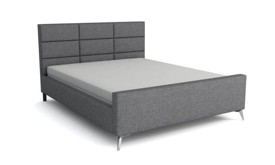 Łóżko na wysokich nogach Martin-c W6 – Front +17cm