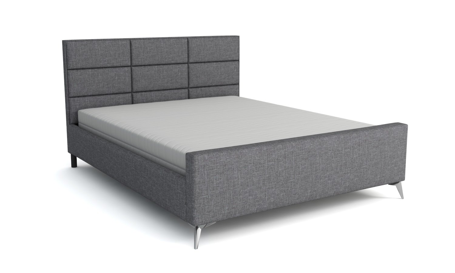 Łóżko na wysokich nogach Martin-c W6 – Front +17cm