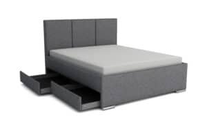 Łóżko z szufladami Gordon-n W2 Front standard